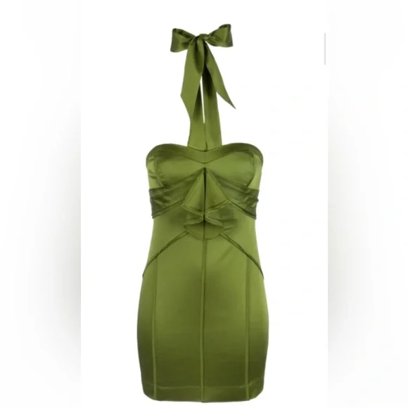 green emerald velvet dress Dark Green Knitted Angel Sleeve Mini Dress | Alenha